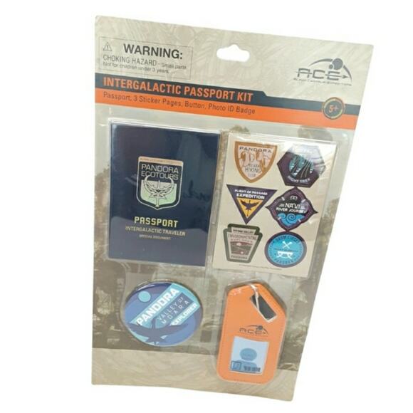 Disney Parks Pandora World of Avatar ACE Explorer Passport Play Set NWT - Picture 1 of 12